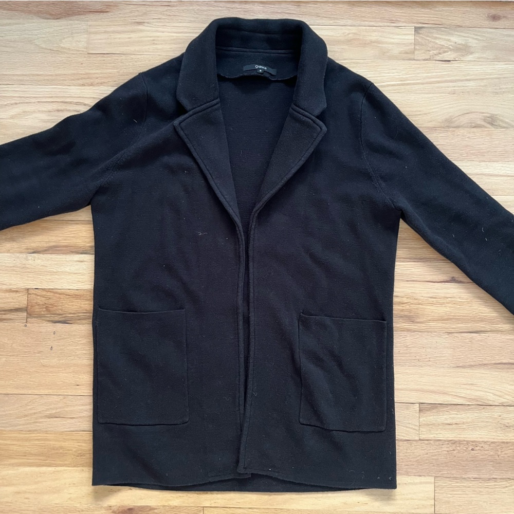 Quince 100% Organic Cotton Knit Blazer